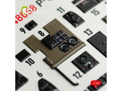 P-61B 'Black Widow' interior 3D decals for GWH kit 