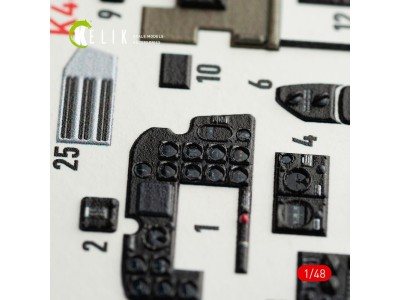 P-61B 'Black Widow' interior 3D decals for GWH kit 