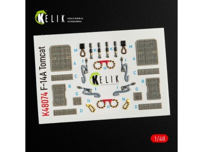 F-14A Tomcat interior 3D decals for Italeri kit 