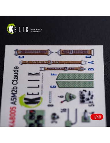 A5M2B Claude interior 3D decals for WingsyKits kit 