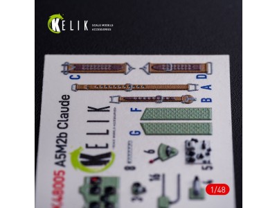 A5M2B Claude interior 3D decals for WingsyKits kit 