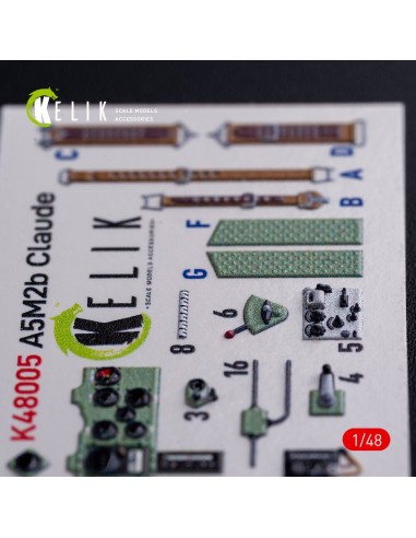 A5M2B Claude interior 3D decals for WingsyKits kit 