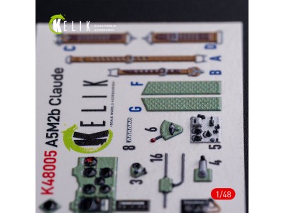 A5M2B Claude interior 3D decals for WingsyKits kit 