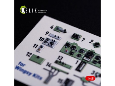 A5M2B Claude interior 3D decals for WingsyKits kit 