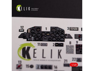 P-47D Razorback interior 3D decals for Tamiya kit 