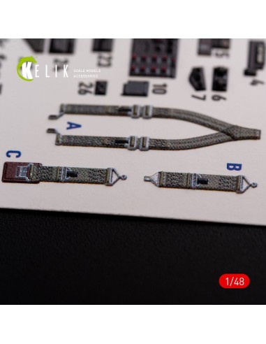 P-47D Razorback interior 3D decals for Tamiya kit 