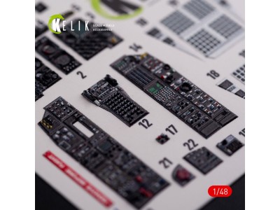 A-10C Thunderbolt  interior 3D decals for Academy kit 