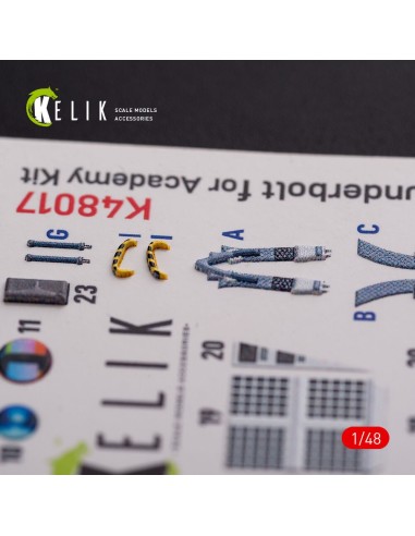 A-10C Thunderbolt  interior 3D decals for Academy kit 