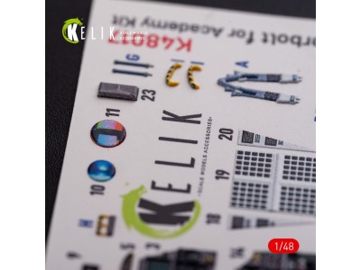 A-10C Thunderbolt  interior 3D decals for Academy kit 