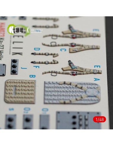 Ka-27 Helix interior 3D decals for HobbyBoss kit 