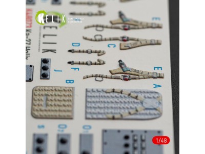 Ka-27 Helix interior 3D decals for HobbyBoss kit 