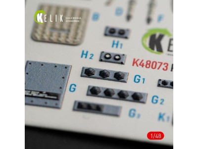 Ka-27 Helix interior 3D decals for HobbyBoss kit 