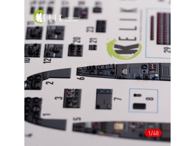 Messerschmitt Me-410 A1 interior 3D decals for Meng Model kit 