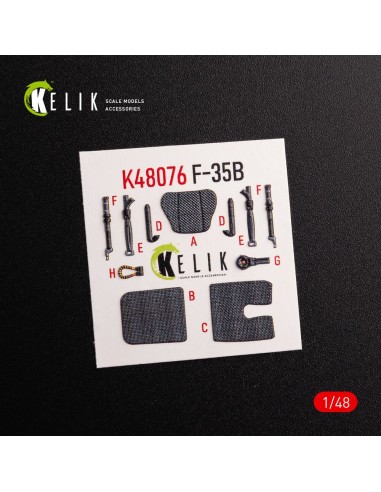 F-35B interior 3D decals for Tamiya kit 