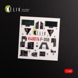 F-35B interior 3D decals for Tamiya kit  2