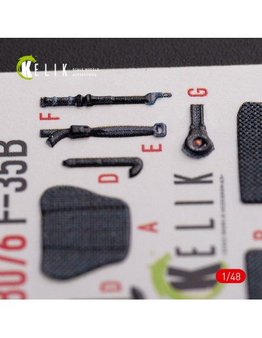 F-35B interior 3D decals for Tamiya kit 