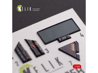 F-35B interior 3D decals for Tamiya kit 