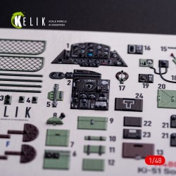 Ki-51 Sonia interior 3D decals for WingsyKits kit  2