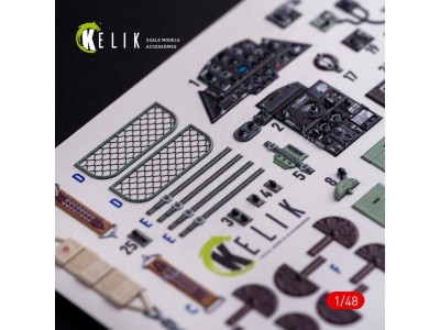 Ki-51 Sonia interior 3D decals for WingsyKits kit 