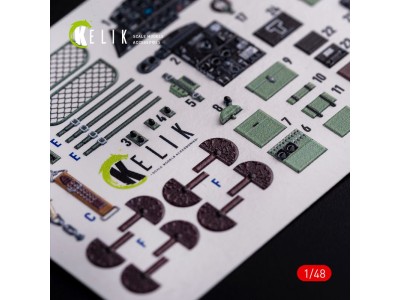 Ki-51 Sonia interior 3D decals for WingsyKits kit 