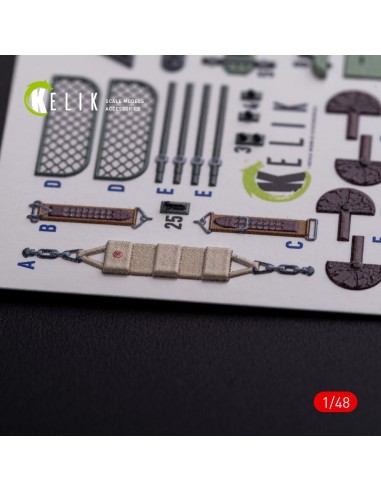 Ki-51 Sonia interior 3D decals for WingsyKits kit 