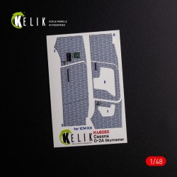 O-2A Skymaster interior 3D decals grey decoration type for ICM kit  2