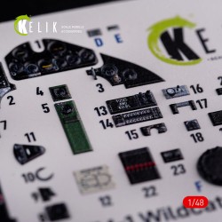 FM-1 Wildcat/Martlet Mk.V interior 3D decals for Tamiya kit  2