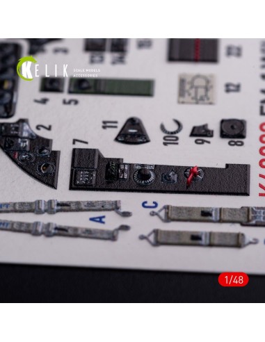 FM-1 Wildcat/Martlet Mk.V interior 3D decals for Tamiya kit 