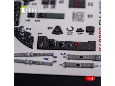 FM-1 Wildcat/Martlet Mk.V interior 3D decals for Tamiya kit 