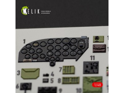 B-26B Marauder interior 3D decals for ICM kit 