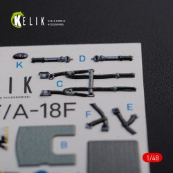F/A-18F Super Hornet interior 3D decals for MENG kit 