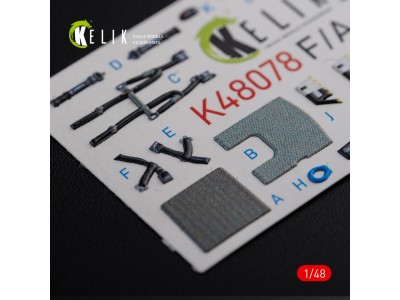 F/A-18F Super Hornet interior 3D decals for MENG kit 