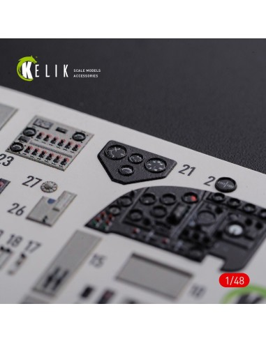 KI-21 interior 3D decals for ICM kit 