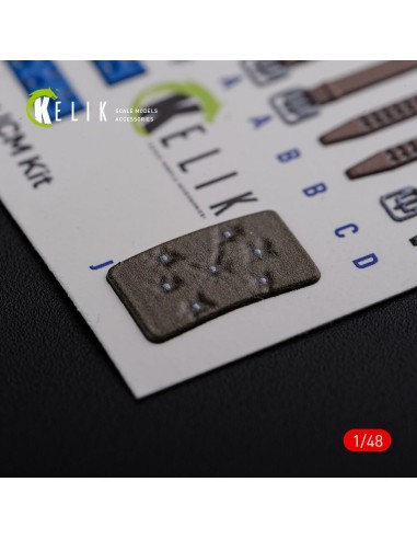 KI-21 interior 3D decals for ICM kit 