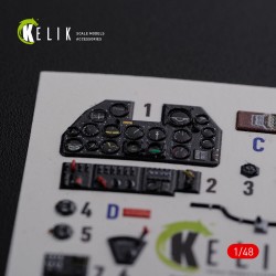 P-40N interior 3D decals for Academy kit 