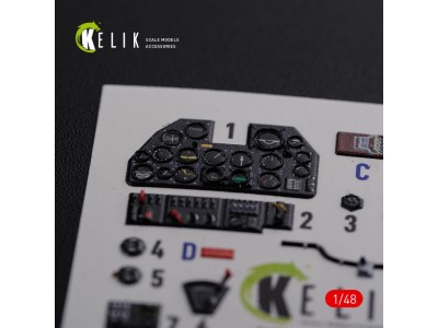 P-40N interior 3D decals for Academy kit 