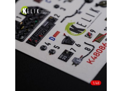 P-40N interior 3D decals for Academy kit 