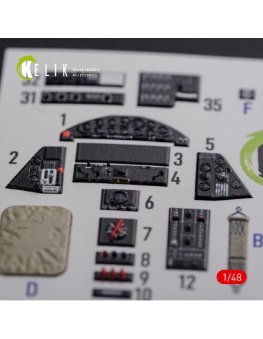 TBF-1C interior 3D decals for Academy kit 