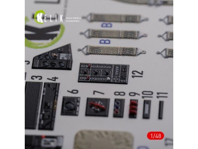 TBF-1C interior 3D decals for Academy kit 