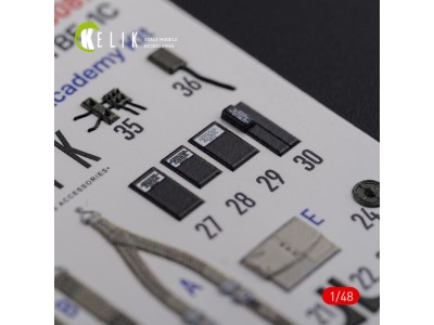 TBF-1C interior 3D decals for Academy kit 