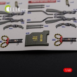 F-4J Phantom II interior 3D decals for Academy kit 