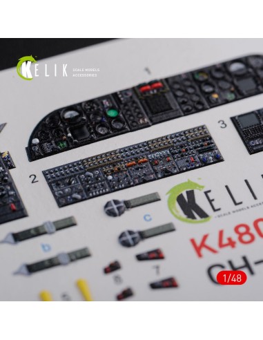 CH-46E interior 3D decals for Academy kit 