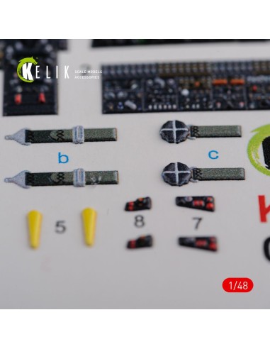 CH-46E interior 3D decals for Academy kit 