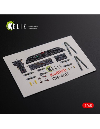 CH-46E interior 3D decals for Academy kit 