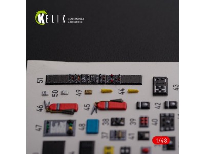 CH-46E Cargo compartment interior 3D decals for Academy kit 