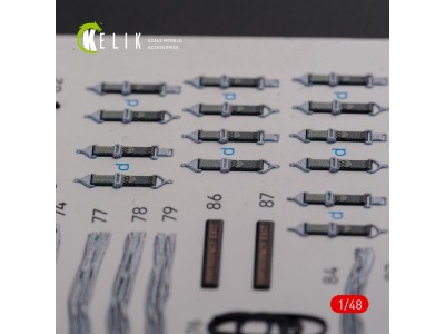 CH-46E Cargo compartment interior 3D decals for Academy kit 