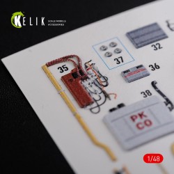 Mi-24D (Hind-D) interior 3D decals for Trumpeter kit 