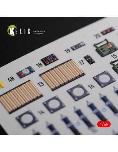 CH-47F interior 3D decals for Italeri kit 