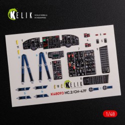 CH-47F interior 3D decals for Italeri kit  2