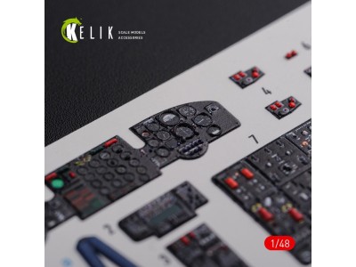 CH-47F interior 3D decals for Italeri kit 